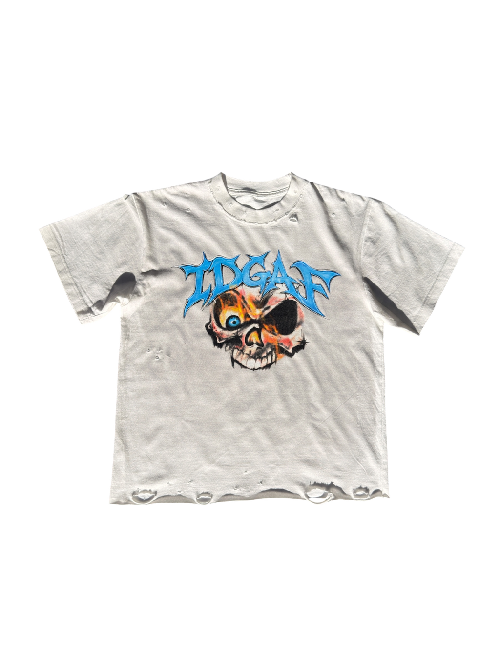 Flaming Skull Tee