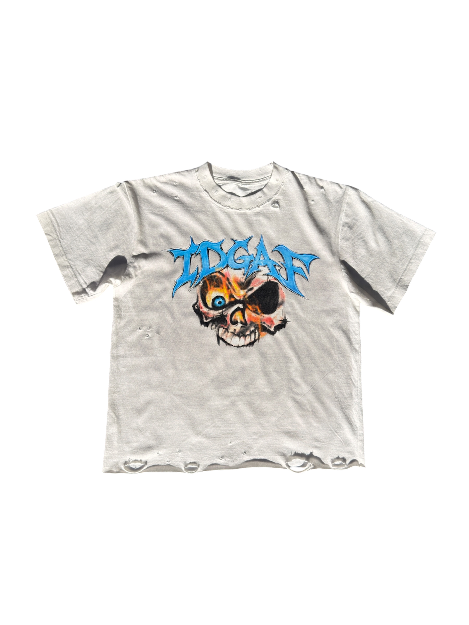 Flaming Skull Tee