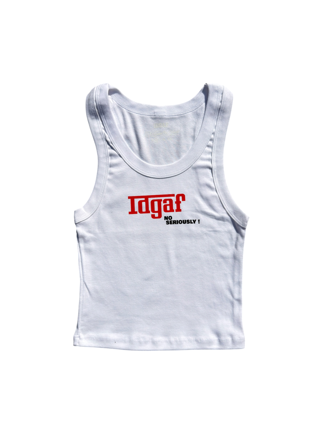 Women’s ‘No Seriously’ Crop Tank Top