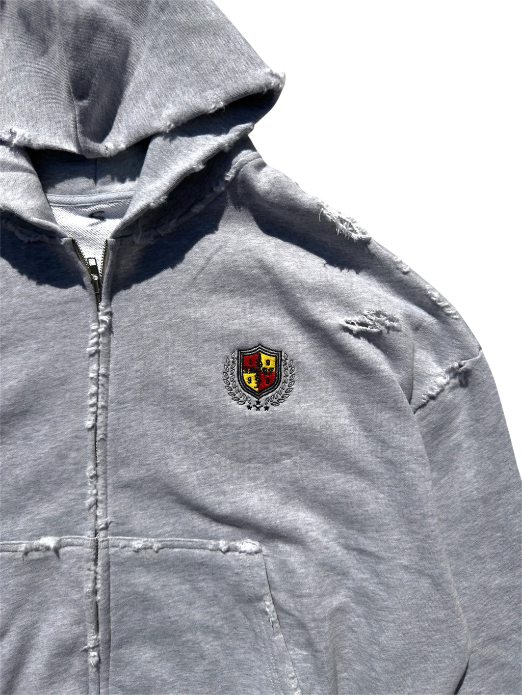 Destroyed Varsity Hoodie