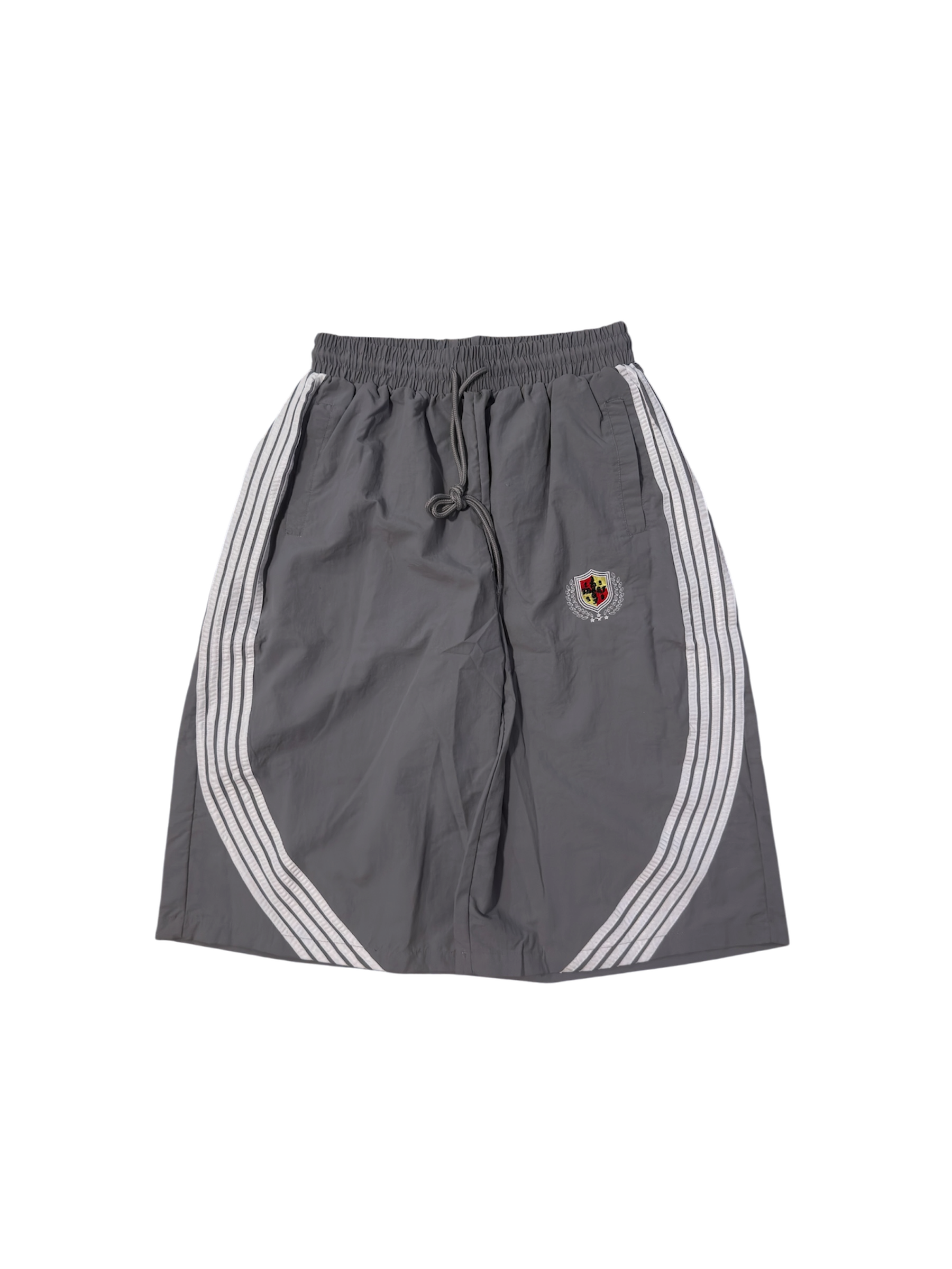 GRAY Varsity Track Shorts Set