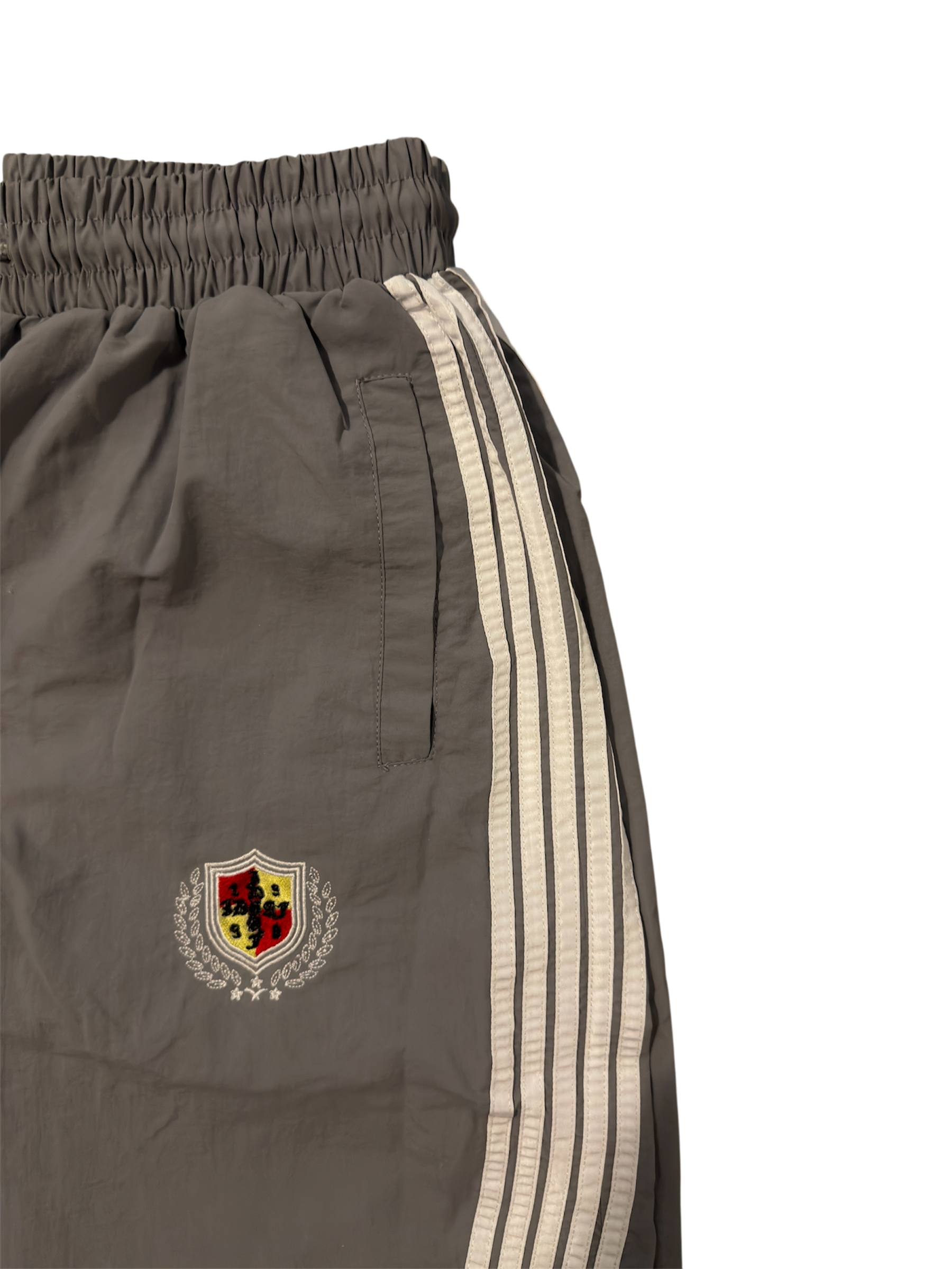 GRAY Varsity Track Shorts Set