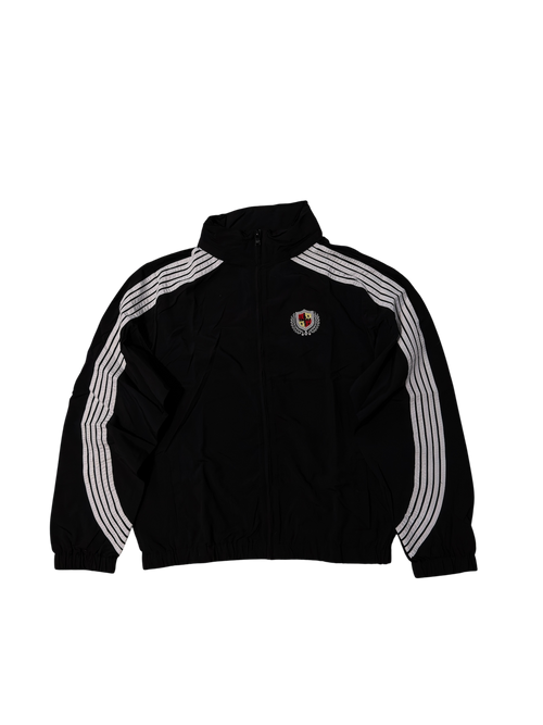 BLACK Varsity Track Shorts Set