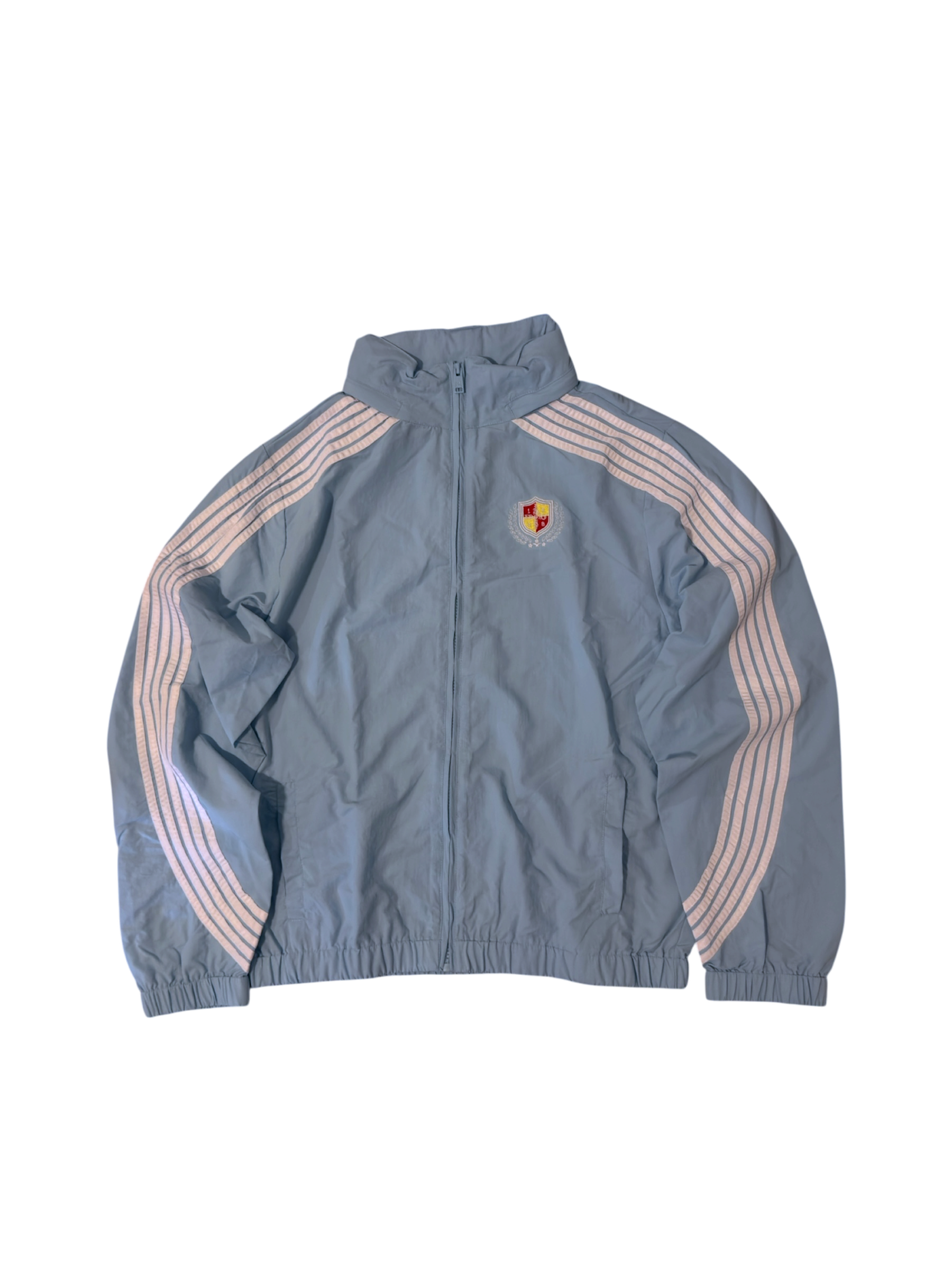 SKY BLUE Varsity Track Shorts Set