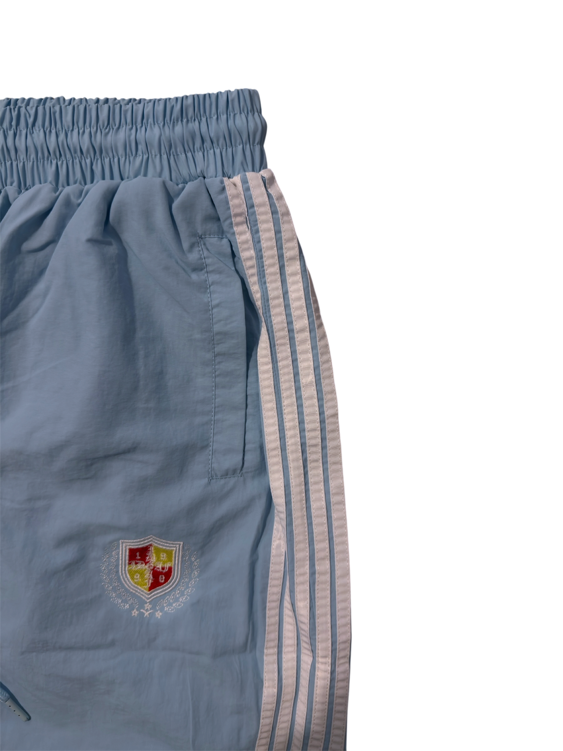 SKY BLUE Varsity Track Shorts Set