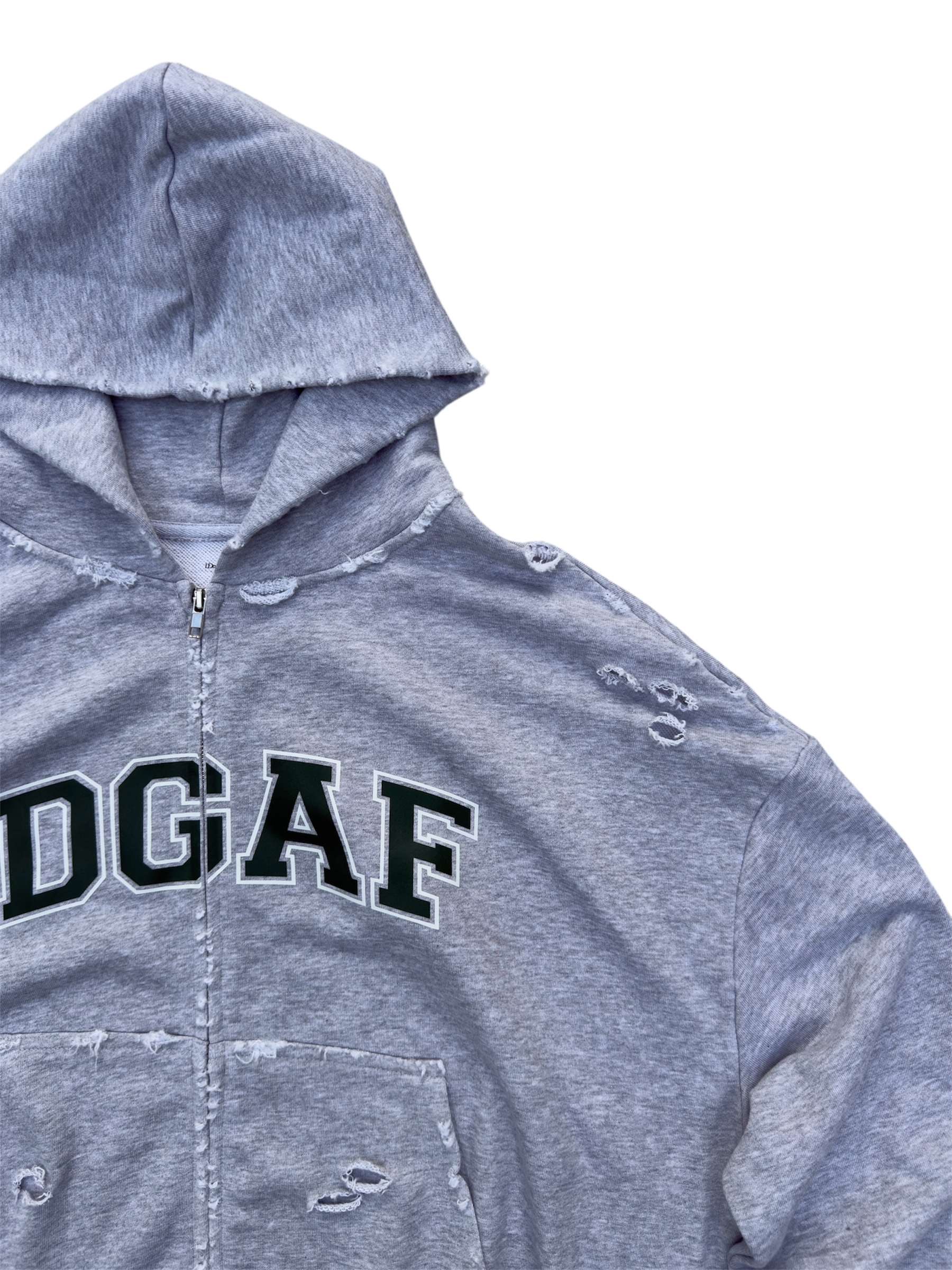 Forest Green ‘IDGAF’ College Hoodie