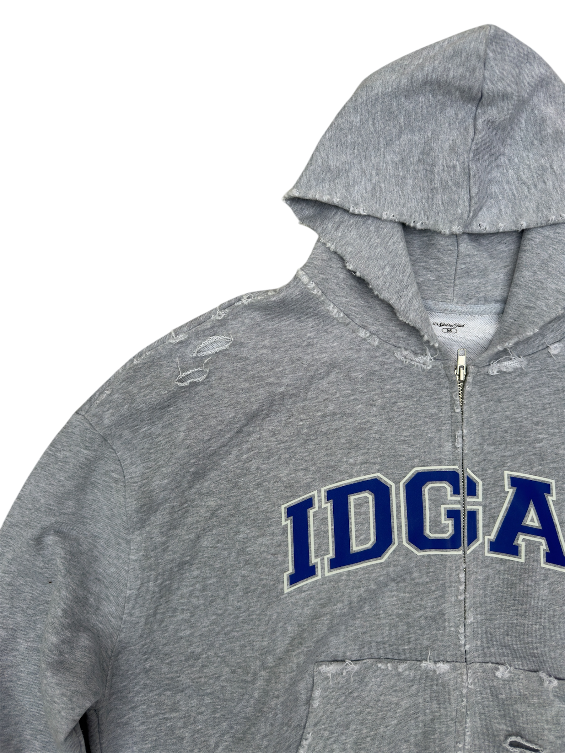 Royal Blue ‘IDGAF’ College Hoodie