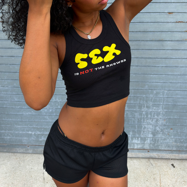 Women’s ‘SEX’ Crop Tank Top